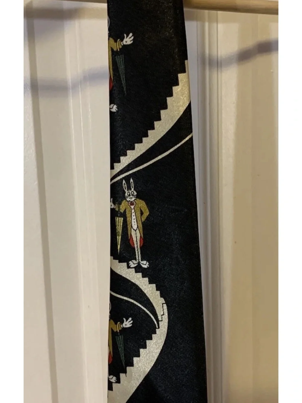 Looney Tunes Necktie Tie Bugs Bunny In Tux W/ Award‎ By Simon